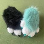 New Fursuit Kigurumi Furry Animal Paws Gloves Nails Kig Cosplay Costume Wearable Furry Animal Colorful Claws Cos Props Halloween