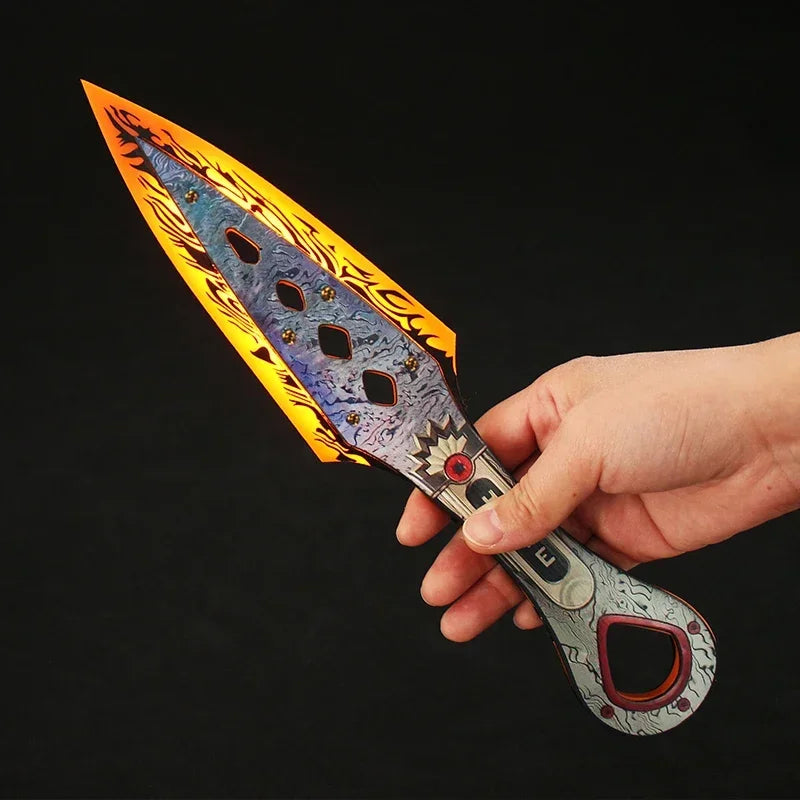 Apex Legends Heirloom Wraith Kunai Plastic Luminous Cosplay Game Swords Anime Figures Model Collection Toy for Kids