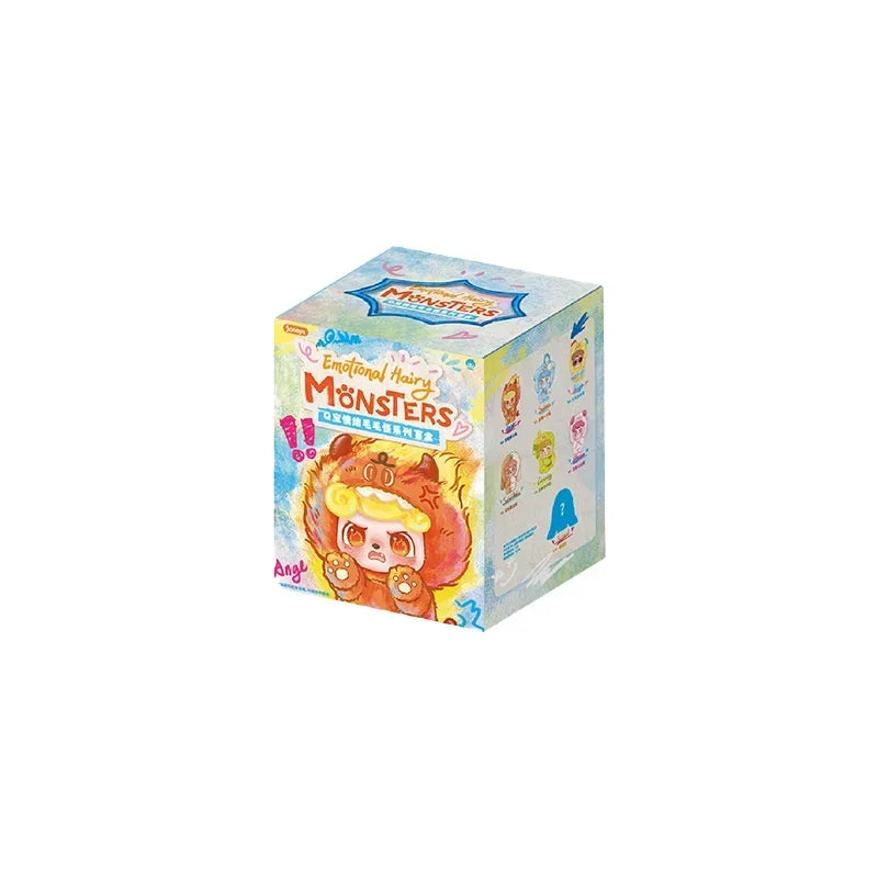 JOTOYS Q.KID Emotional Hairy Monsters Series Blind Box Mystery Box Dolls Kawaii Action Anime Figure Blind Box Toys Gift