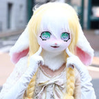 Cute Fursuit Kigurumi Headset Furry Cosplay Costume Rabbit Doll Costume Paws Animal Head Base Kig Mask Furry Costume Accessories