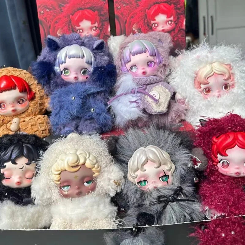 Skullpanda YOU FOUND ME Series Blind Box Skullpanda V1 V2 V3 Vinyl Face Pendant Doll Mystery Box Collect Toy Gifts