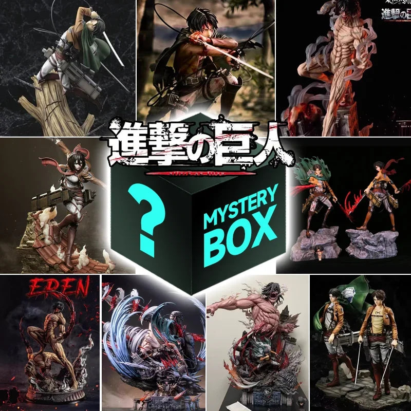 Attack on Titan Blind Box Collection Series - Anime Character Figurines - Limited Edition Surprise Blind Box