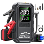 Portable 8000A Car Jump Starter with Digital Tyre Inflator & Power Bank