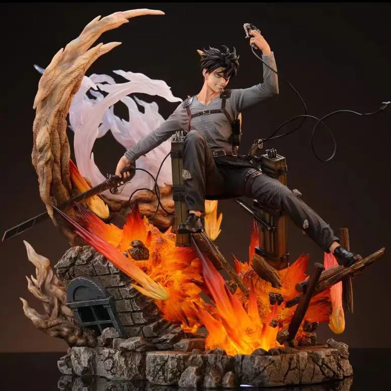 Attack on Titan Character Figure Blind Box – Mystery Collectible Gift Featuring Eren Yeager and Iconic Heroes