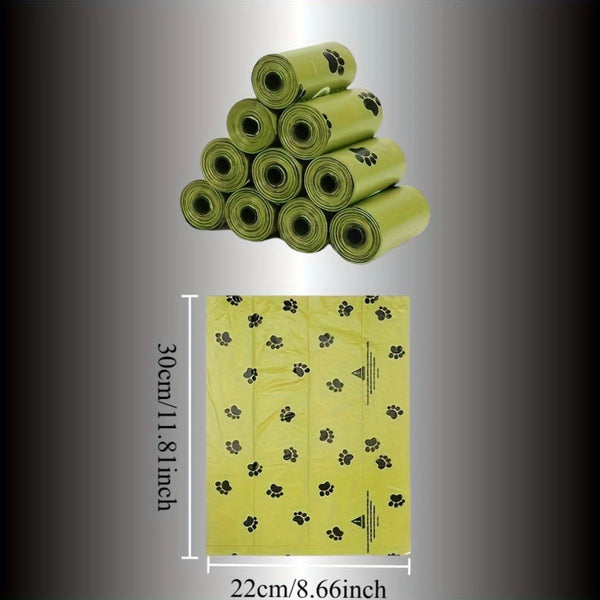 2/60Rolls Degradable Dog Poop Bags,Portable Leak-Proof Odor-Control Pet Waste Bags for Cats and Dogs, Suitable for Outdoor Use
