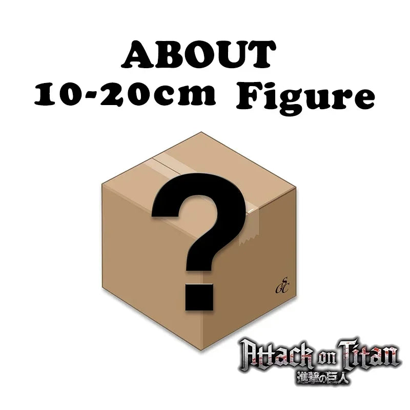 Attack on Titan Character Figure Blind Box – Mystery Collectible Gift Featuring Eren Yeager and Iconic Heroes