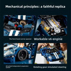 Ford GT Racing Car Building Block Set – 1,466 Pieces
