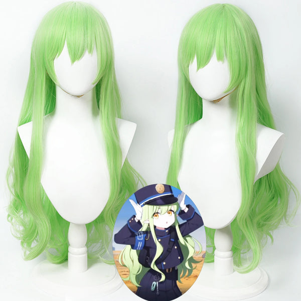 Cosplay Wig Blue Archive Anime Wig Tachibana Hikari Green Game Role-Play Wig Long Synthetic Hair Wig for Anime Party Masquerade