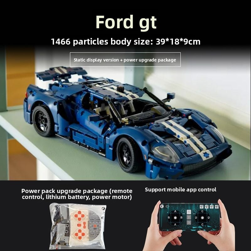 Ford GT Racing Car Building Block Set – 1,466 Pieces