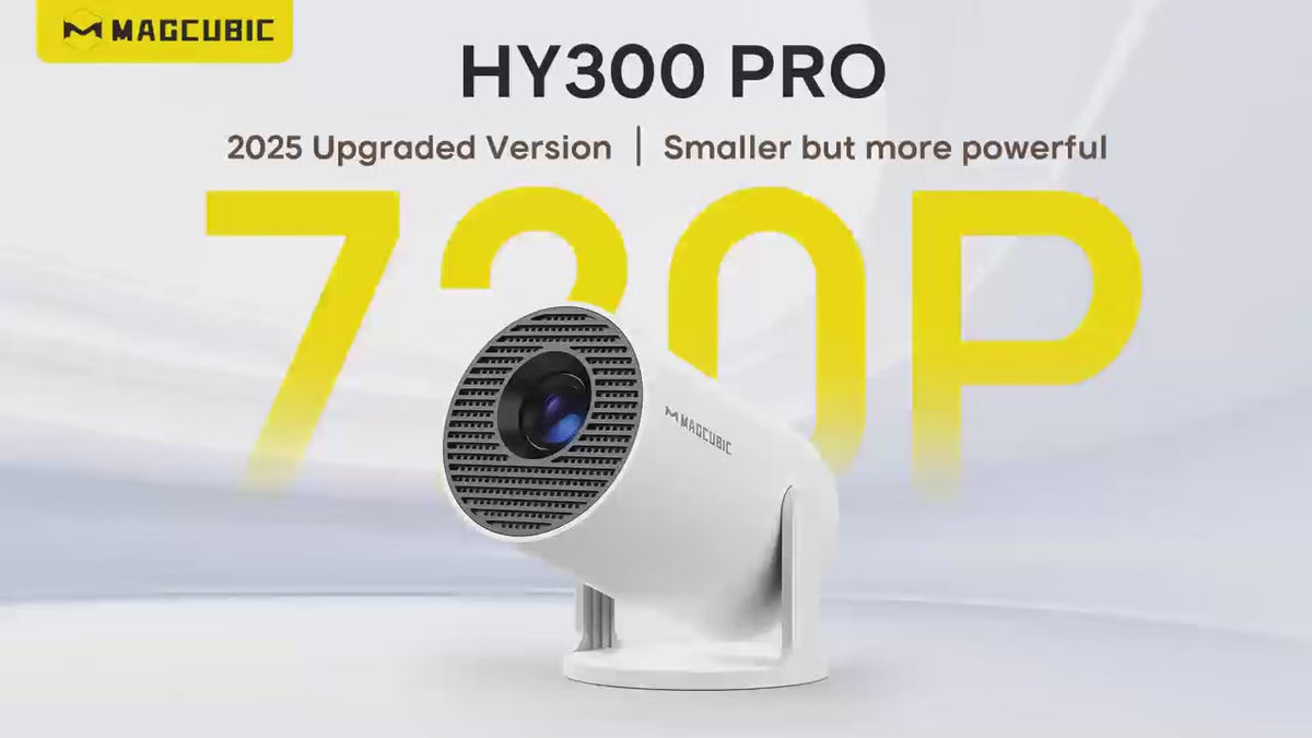 TOP SELLER - MAGCUBIC HY300 PRO Smart Mini Projector