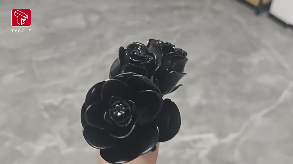 436PCS Rose Bouquet Building Set