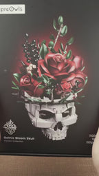 1101 pcs - Skull & Roses Gothic Building Set