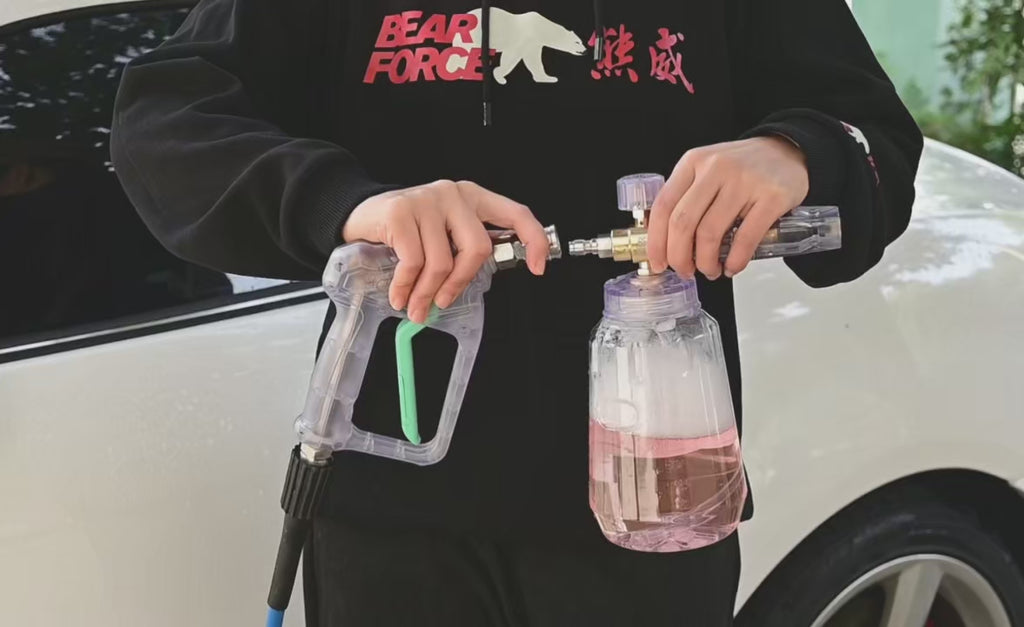 BEAR FORCE Pressure Washer Foam Cannon – 1L Snow Foam Lance