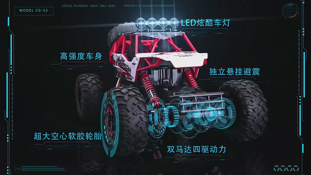 1:12 / 1:16 4WD Off-Road Remote Control Monster Truck