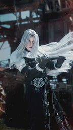 Sephiroth Inspired Long Silver Cosplay Wig
