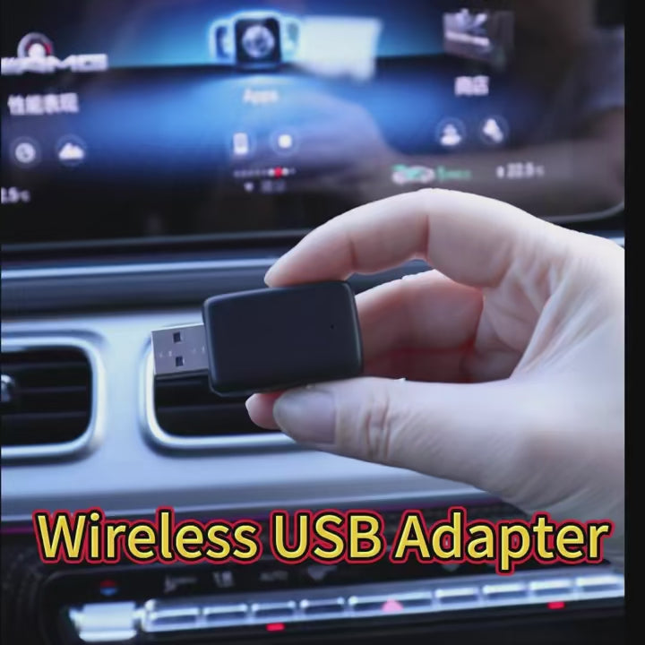 TOP SELLER - 2-in-1 Wireless CarPlay & Android Auto Adapter