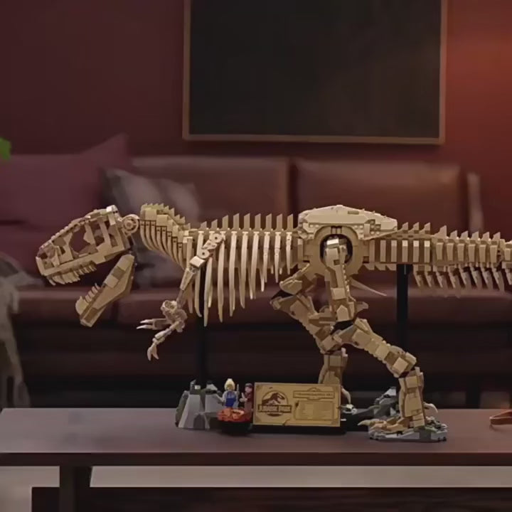 T-Rex Dinosaur Fossil Skeleton Building Block Set – 3,145 Pieces