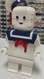 830PCS Stay Puft Marshmallow Man Building Set