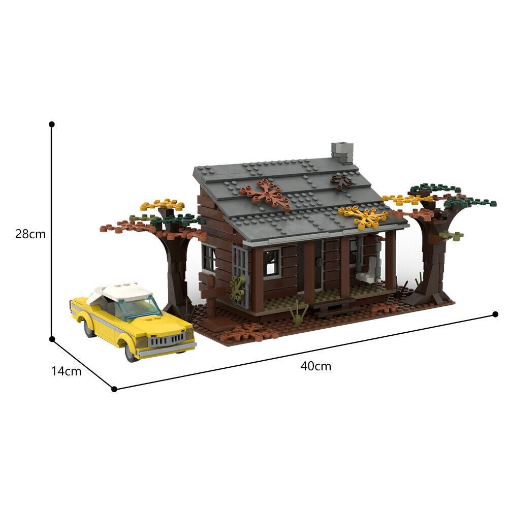598PCS Evil Dead Cabin Building Set