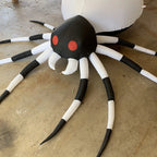Inflatable Halloween black and white spider decoration air figure