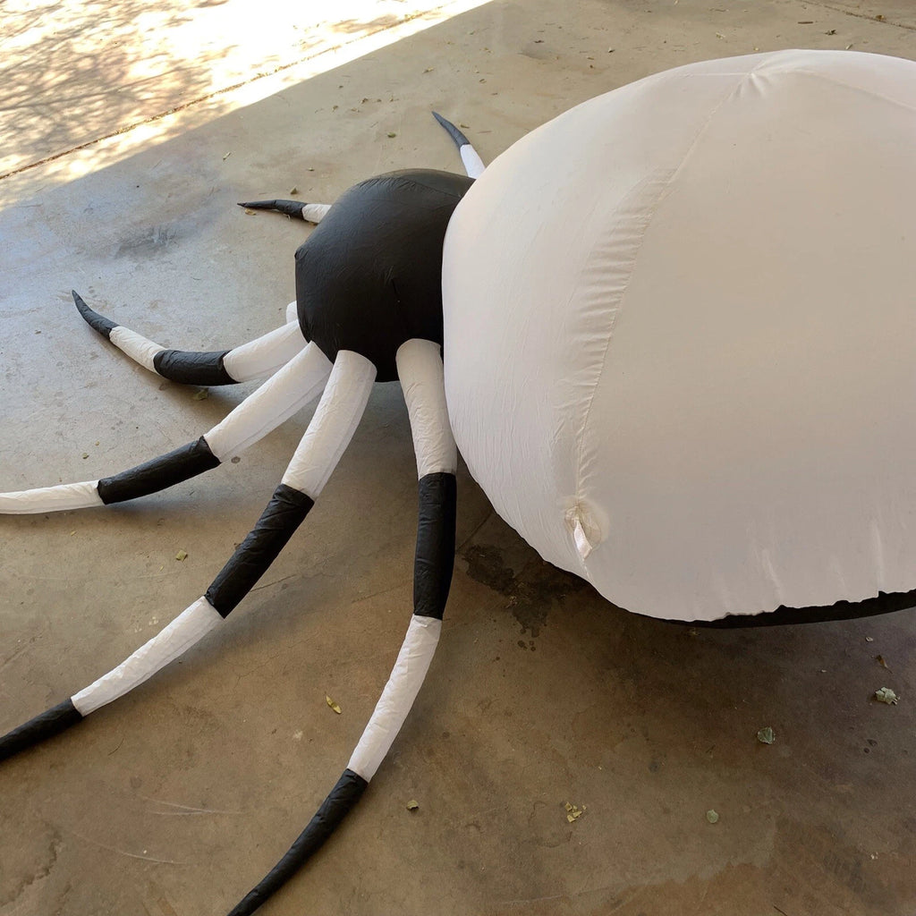 Inflatable Halloween black and white spider decoration air figure