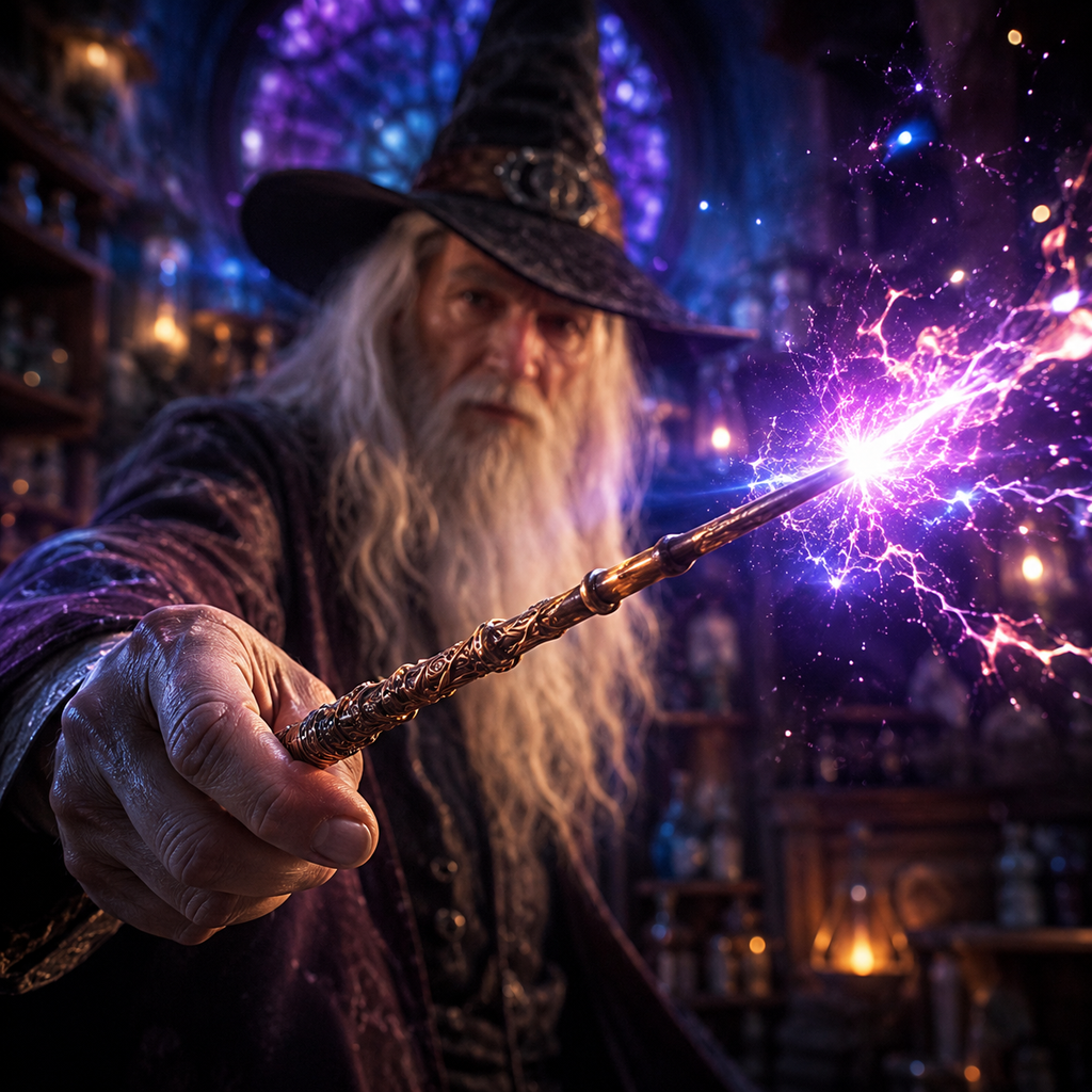 Wizard-Inspired Metal Core Magic Wand Collection